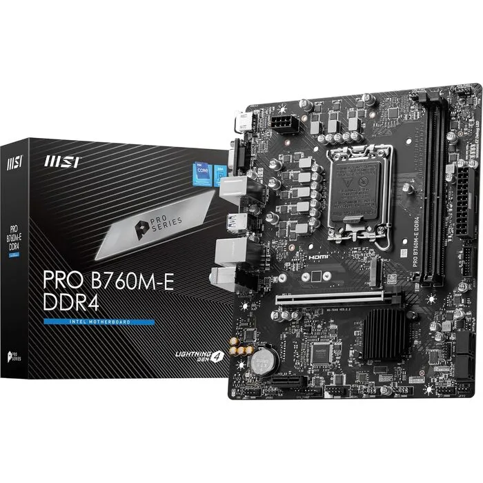 MSI Pro B760M-E Ddr4 Motherboard