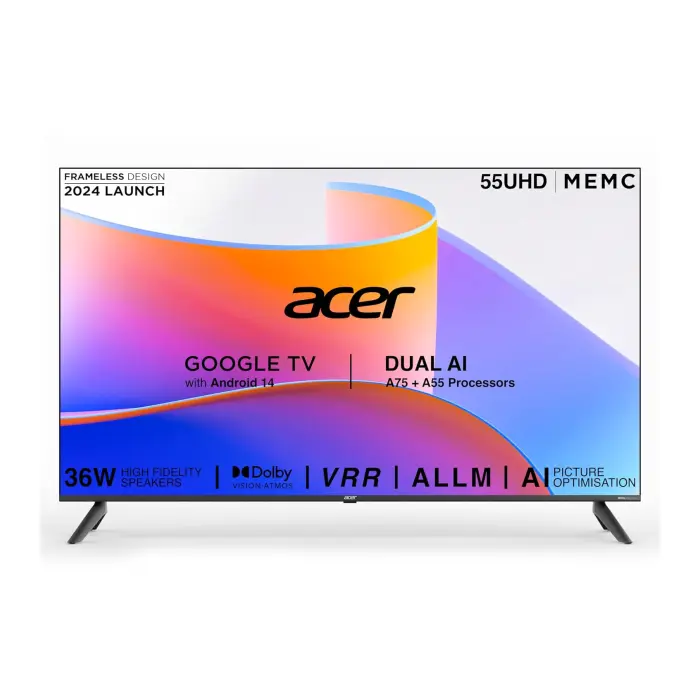 Acer 55-Inch Smart TV.