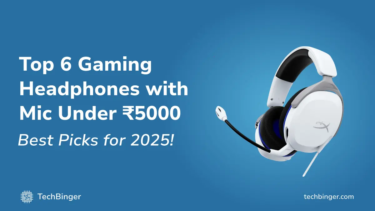 Top 6 Best Gaming Headphones with Mic Under ₹5000 (2025)